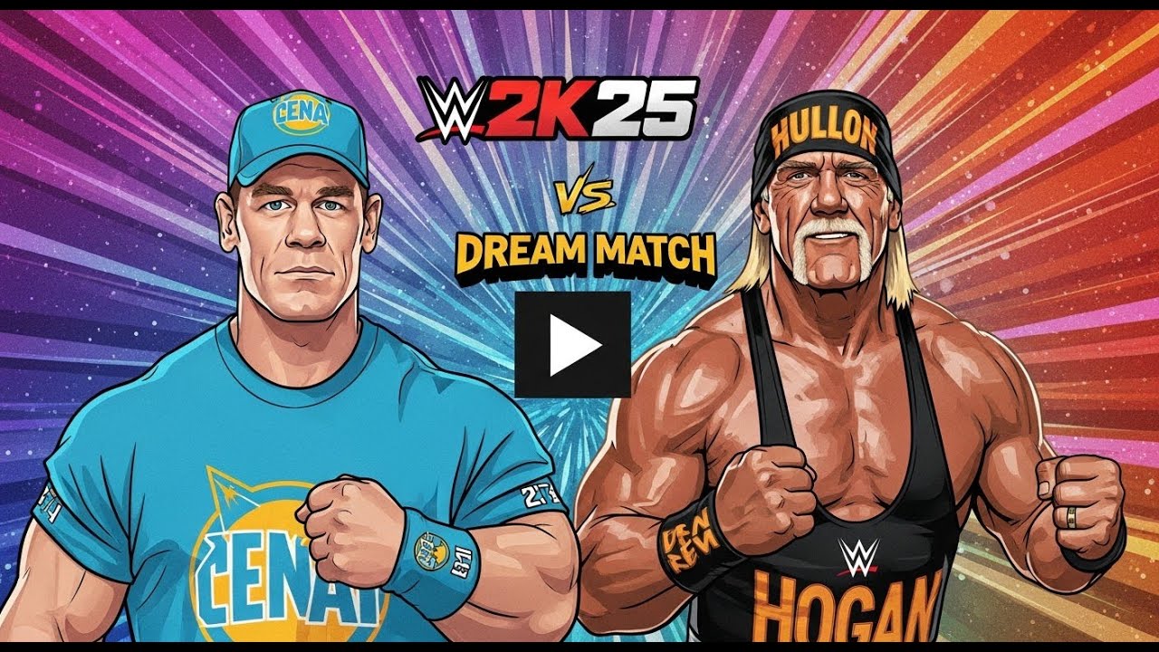 🔥 WWE 2K25 | John Cena vs Hulk Hogan | Epic Dream Match Gameplay