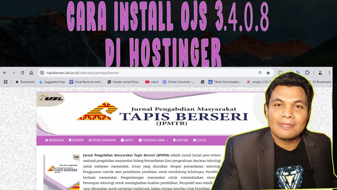 CARA INSTALL OJS 3.4.0.8 DI HOSTINGER