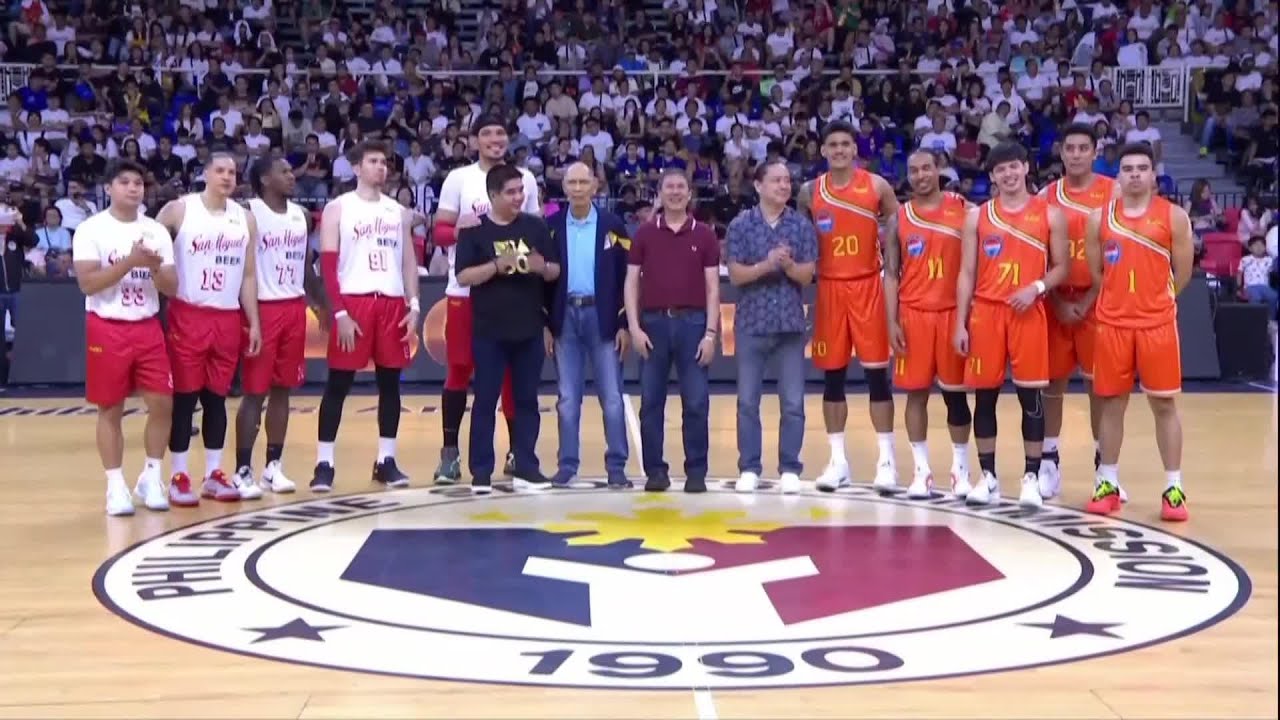 Jimmy Noblezada, Elmer Cabahug both recognized in PBA 50th Anniversary |PBA Season 49 Philippine Cup