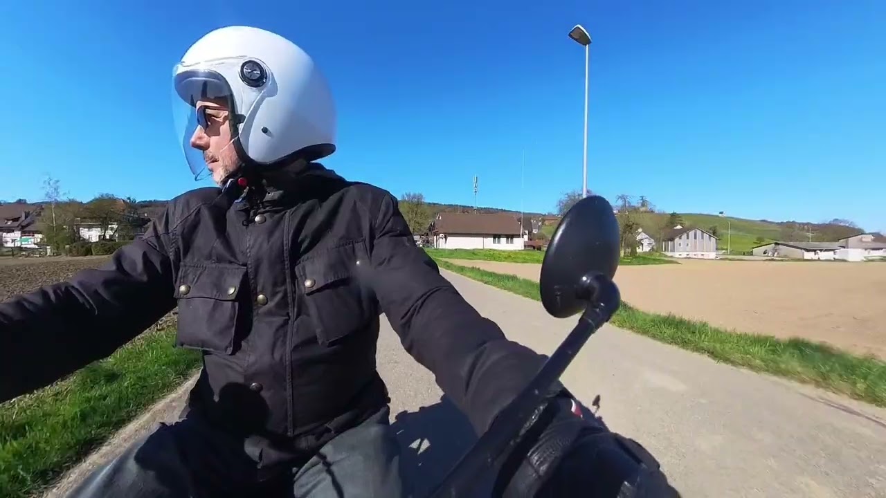 Swiss Countryside on Royal Enfield Meteor 350 - pure sound