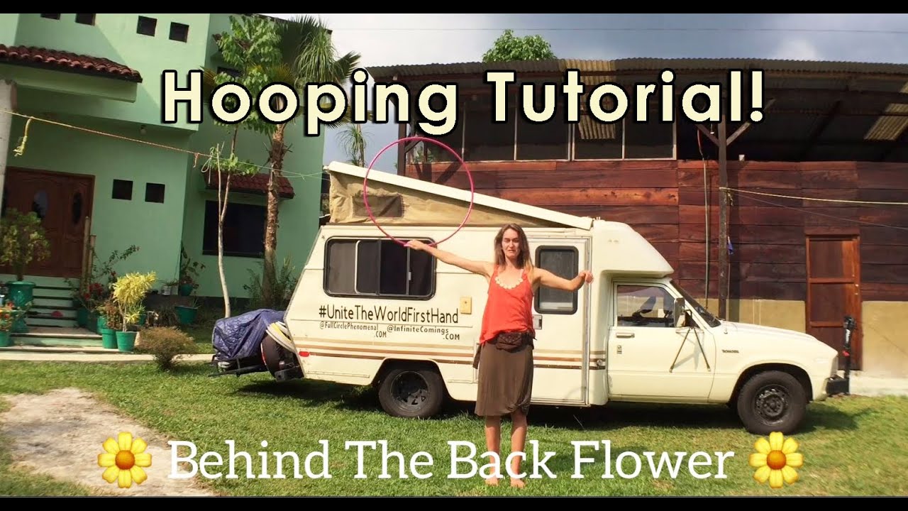 Beginner Hooping Tutorials - Behind the Back Isolation Flowers!