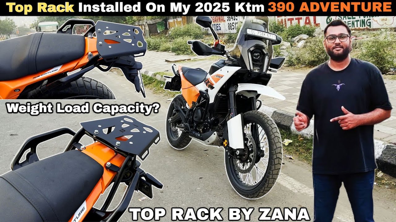 Top Rack By ZANA Installed On My 2025 Ktm 390 Adventure