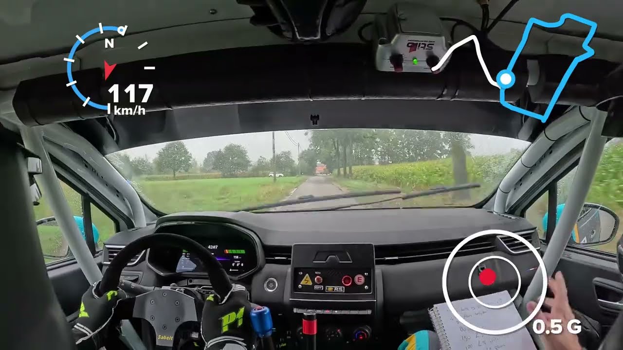 Rally Kasterlee 2025 KP1 Reties Heike 1 [1st stage new car] - Renault Clio Rally5 Onboard
