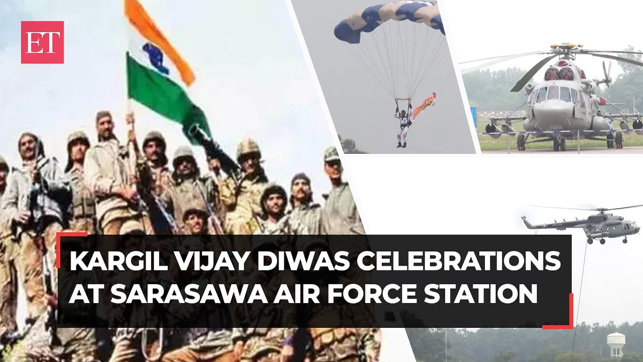25th Kargil Vijay Diwas: IAF performs stunts at UP's Saharanpur Air Force Station