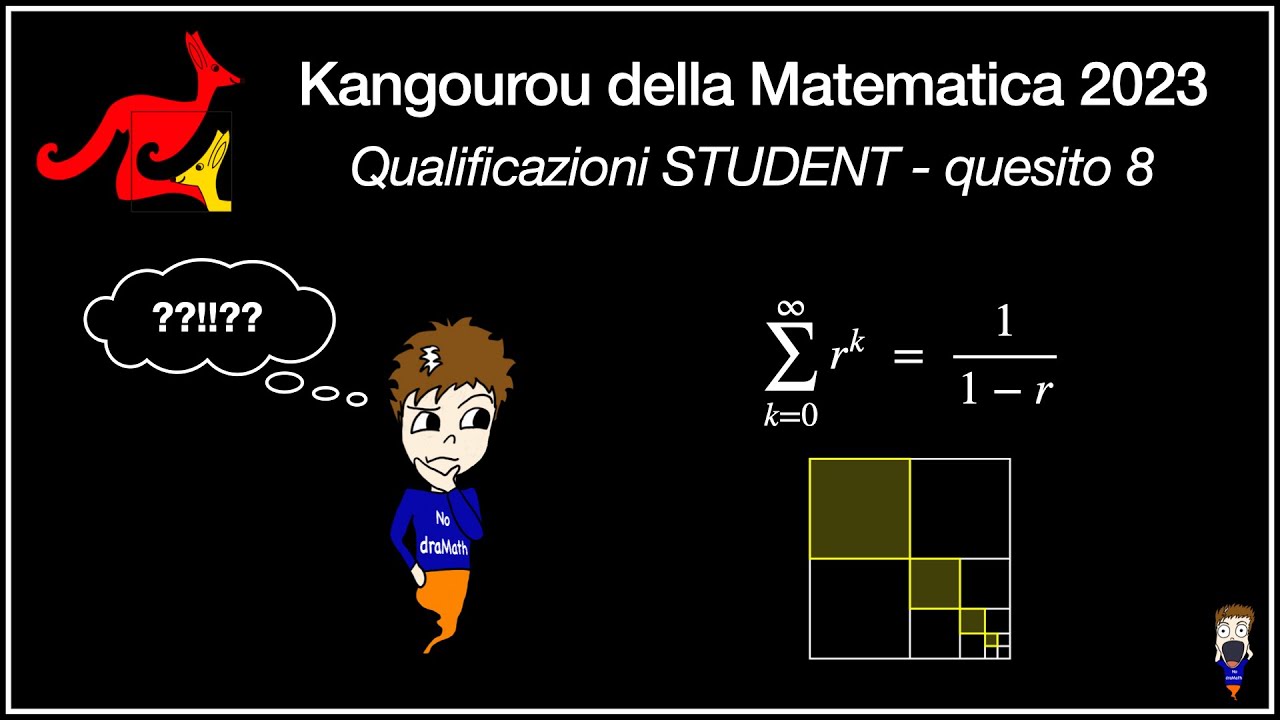SERIE GEOMETRICHE: un approccio alternativo | Giochi matematici Kangourou (Student 2023)