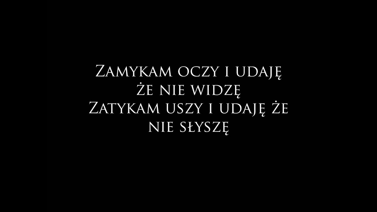 Łzy- Modlitwa (dziękiuję)- tekst
