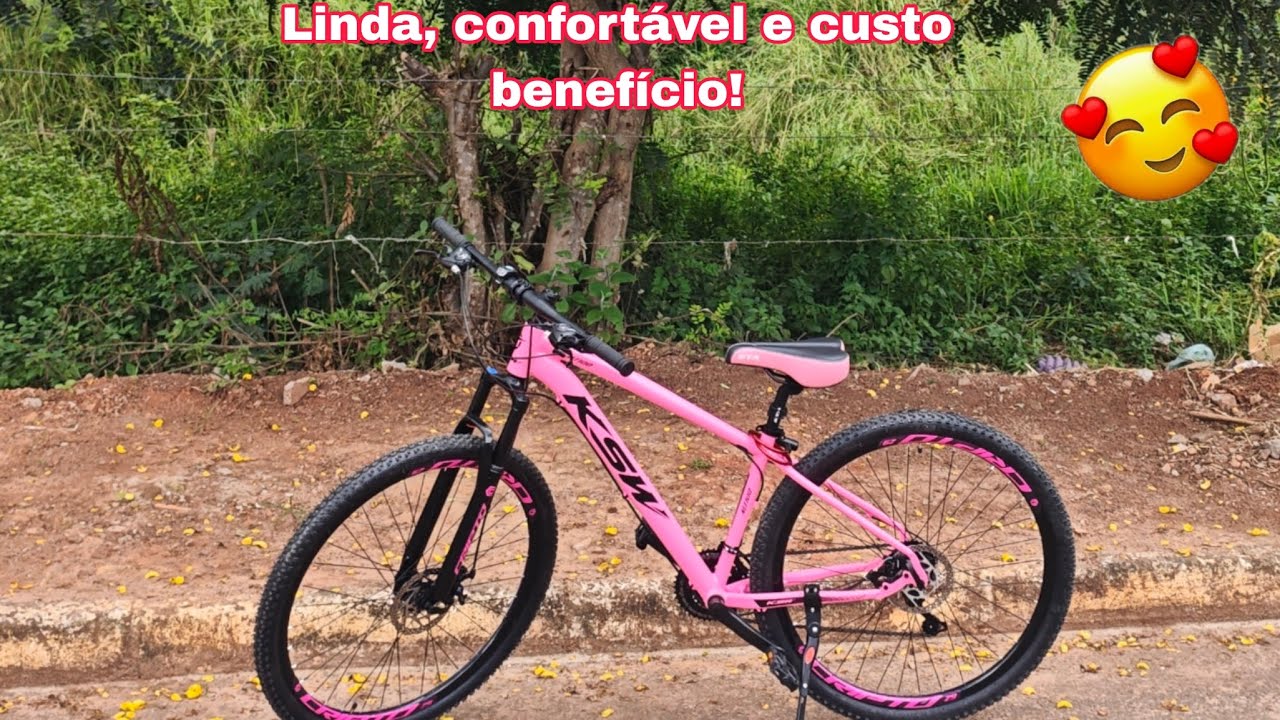 UNBOXING BIKE KSW Xlt ROSA  24 MARCHAS SHIMANO E FREIO A DISCO ARO 29 QUADRO 15!🚴🥺🥰🙏🩷