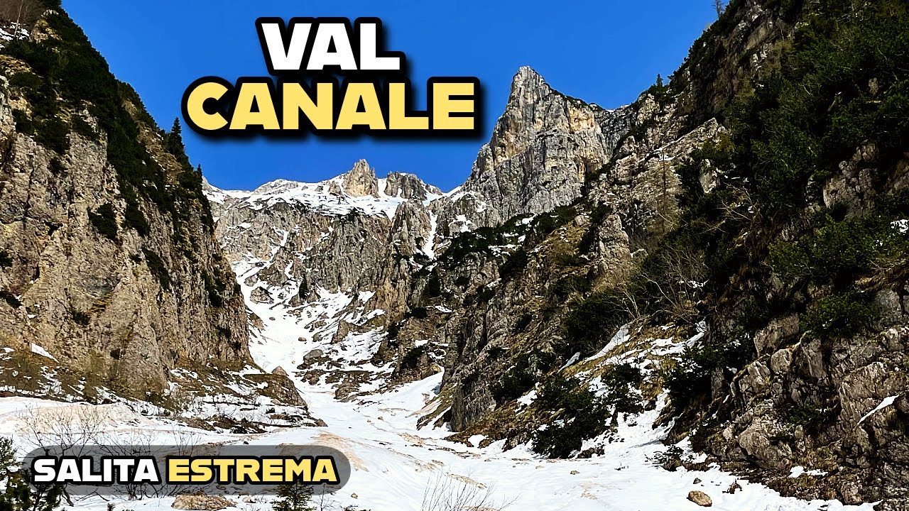 VAL CANALE e Strada degli Eroi con la neve ❄️ Escursione alpinistica difficile