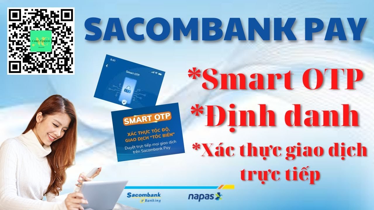 Как зарегистрировать платежные реквизиты Smart OTP Sacombank | Активировать Smart OTP онлайн | #49