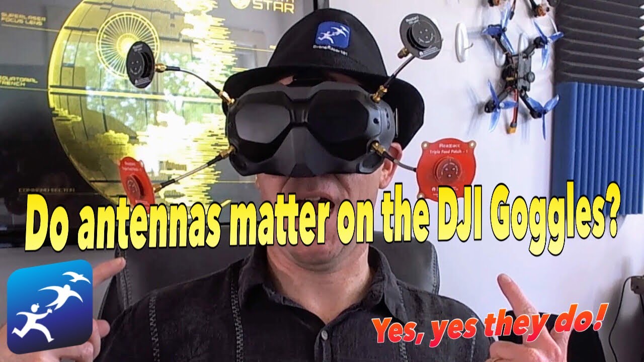 DJI Digital FPV Goggles System &ndash; How much of a difference do patch antennas make on 25mw?