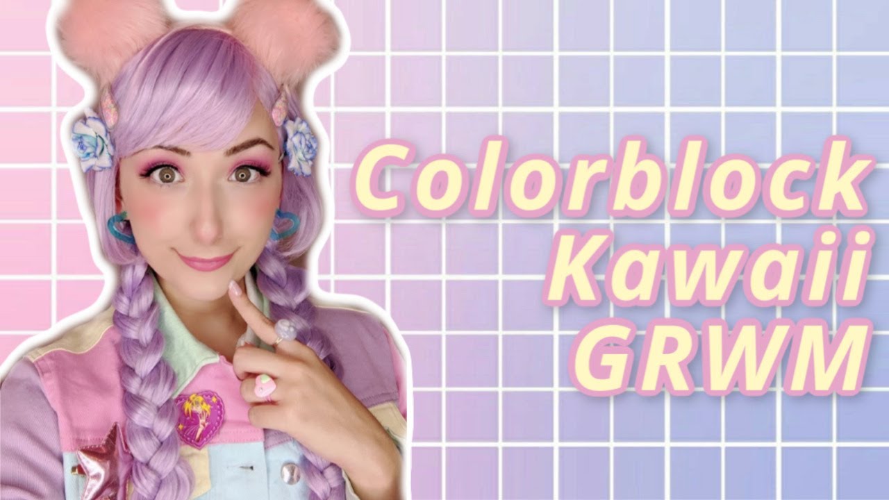 Makeup Time Lapse | Colorblock Kawaii Look for Instagram