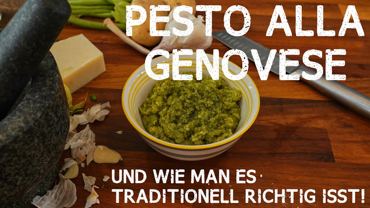 Rezept für Pesto alla Genovese und wie man es wirklich richtig isst