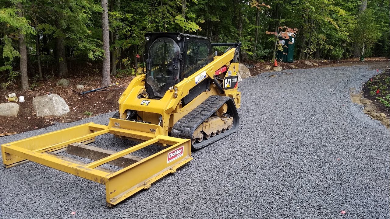 Cat 289D With Box Grader - Grading Stone