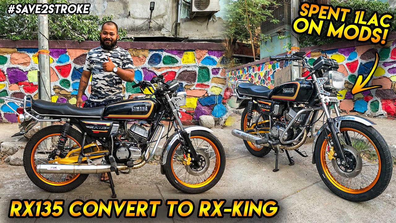 YAMAHA RX135 Convert To RX KING *Rare 2Stroke* ⚡ (SS Chamber Sound & Parts Price) 🔥