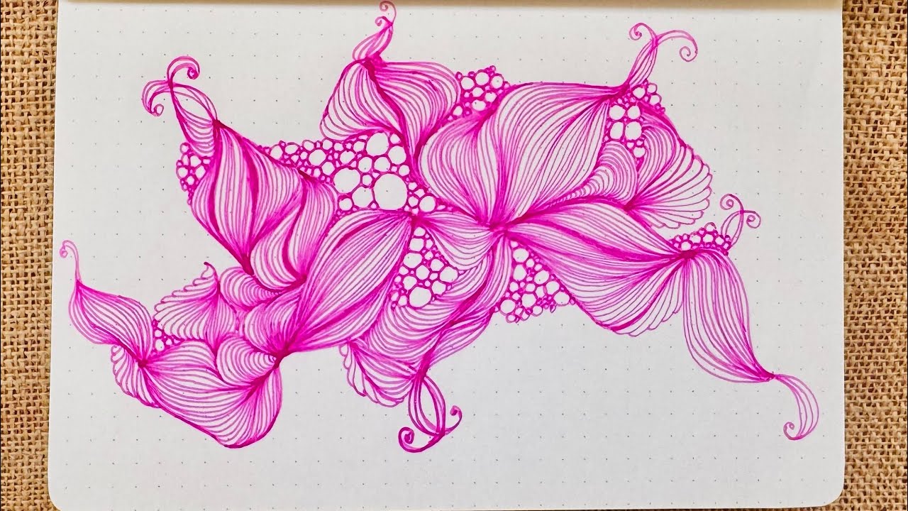 🌸🌸 Each Line is a quiet choice for peace 🌸🌸 @_lazybliss_ Art Therapy | Fine Lines | Mindfulness🧘‍♀️ 