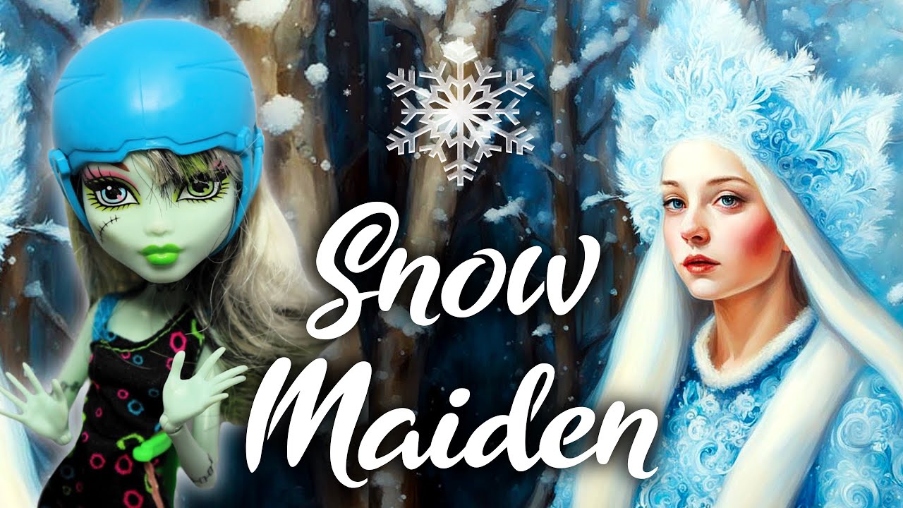 I MADE A STUNNING SNOW MAIDEN DOLL / SNEGUROCHKA / Monster High Doll Repaint by Poppen Atelier