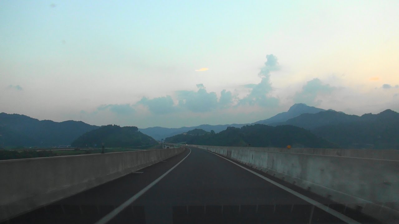 車載動画（HD 60fps） 東九州自動車道 [2-1]北九州JCT→大分自動車道→ [37-1]清武南IC 2016 9/1