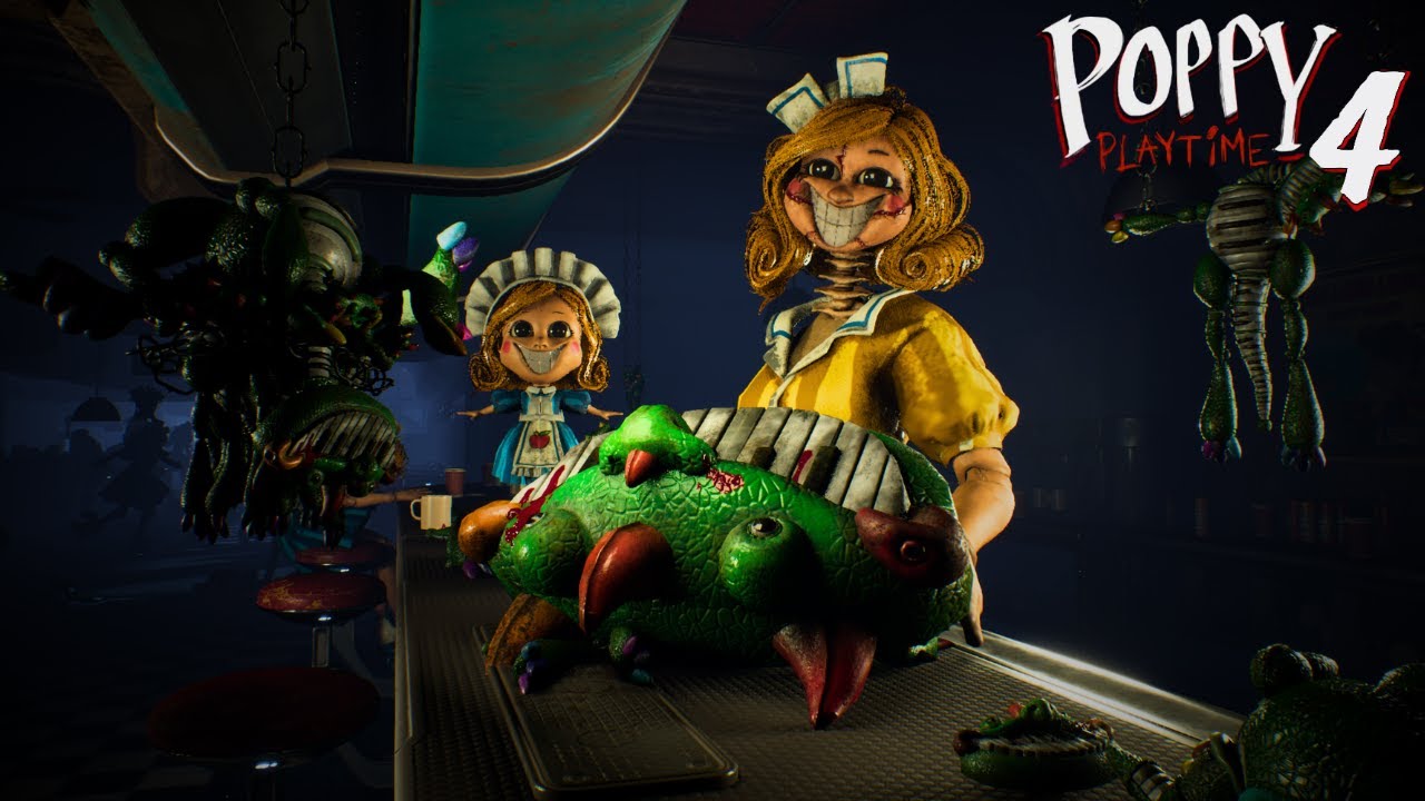 Poppy Playtime: Chapter 4 – Delight SISTERS Hate PIANOSAURUS (Season 2 Gameplay 28)