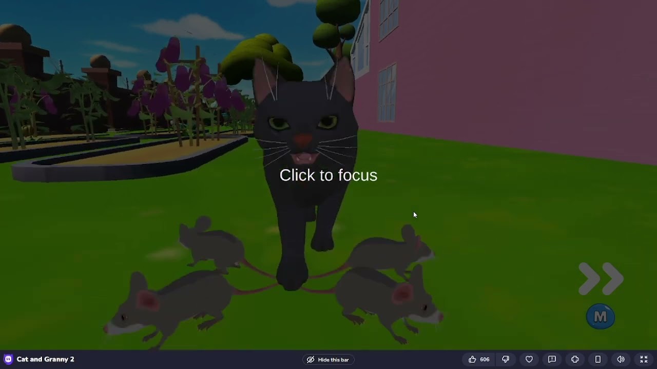 Играя cat and granny 2!