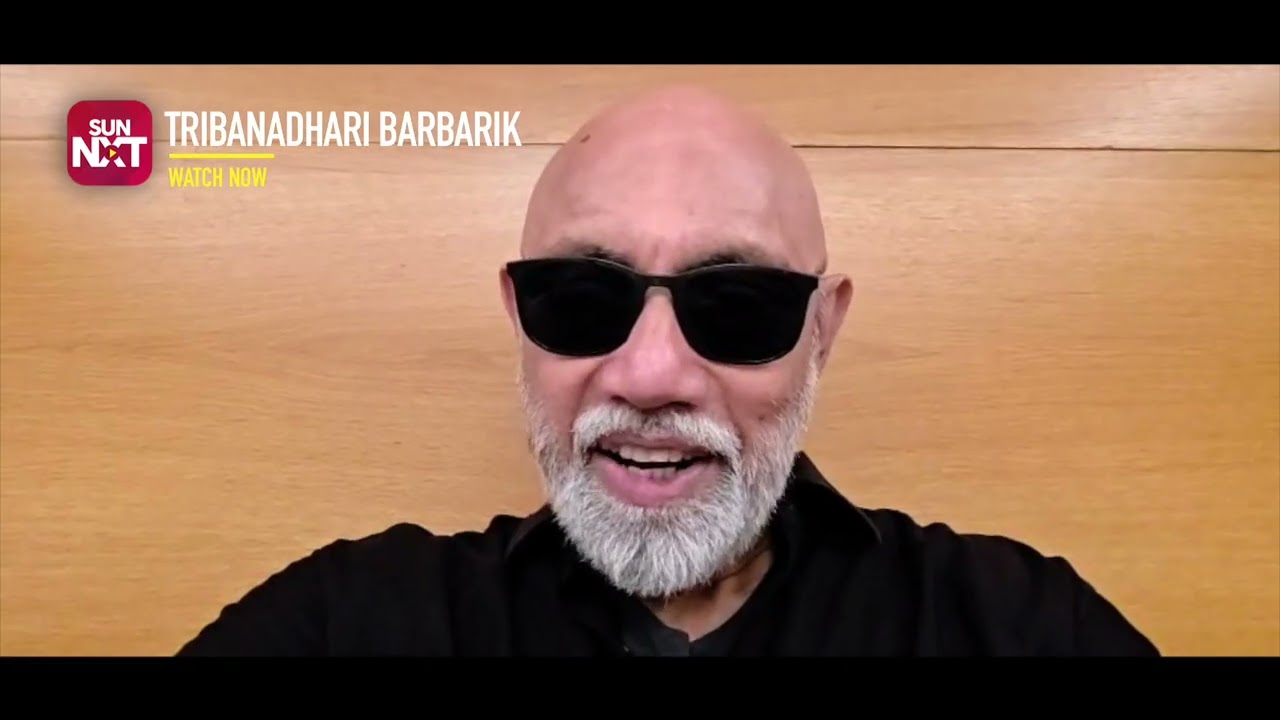 Actor Sathyaraj invites you to witness the epic saga Tribanadhari Barbarik |  Watch now on Sun NXT