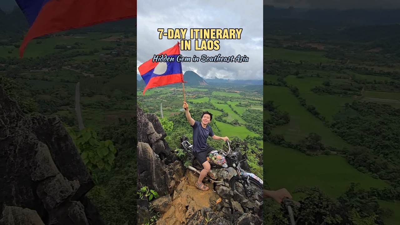 7-Day Itinerary in Laos. Hidden gem in Southeast Asia #laos #laostravel #travel #exploreasia