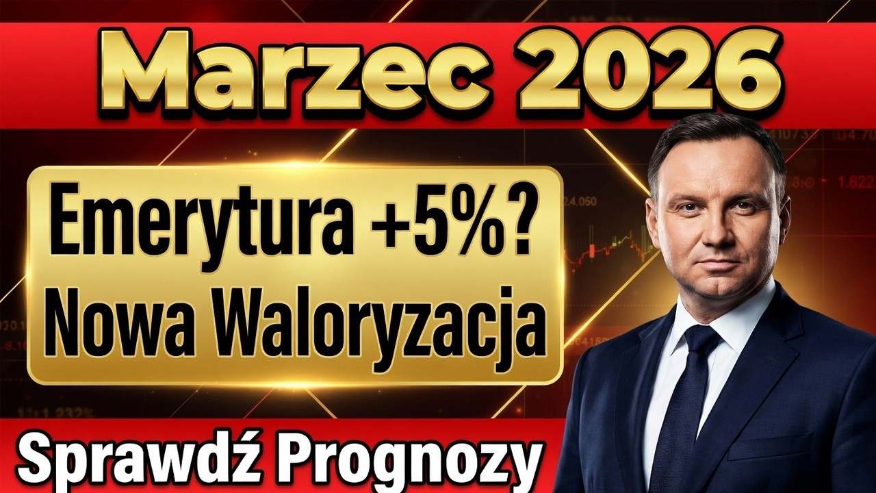 Marzec 2026: Czy Twoja emerytura wzrośnie o 5%? Sprawdź prognozy