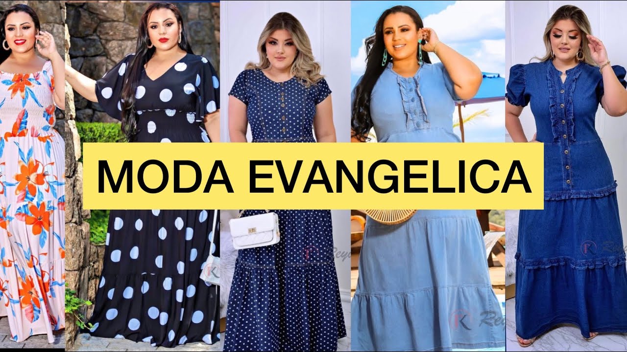VESTIDOS EVANGÉLICO JEANS E SOCIAL COM MUITO CHARME NO BRÁS BARATO