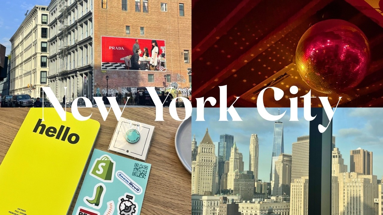 New York City vlog: Shopify, sushi & exploring the city 🌃🍣