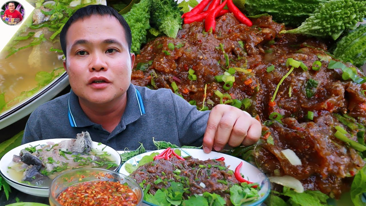 ลาบเหนียวปลาตอง สูตรคำข้าวหัก แกล้มมะระขี้นก ยอดกอกผักกระโดนแซ่บๆ โต้ลมฝน