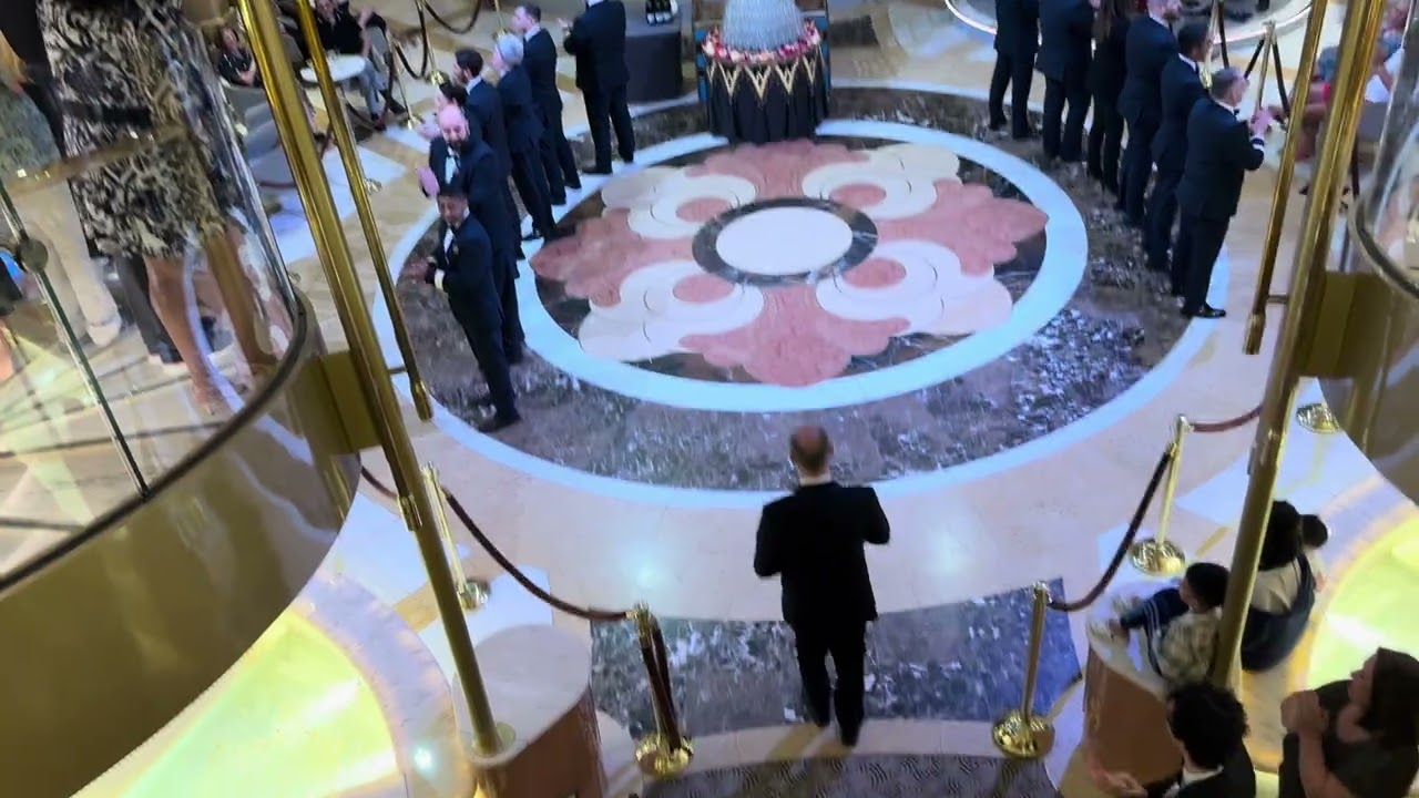 Sky princess captains welcome aboard party 