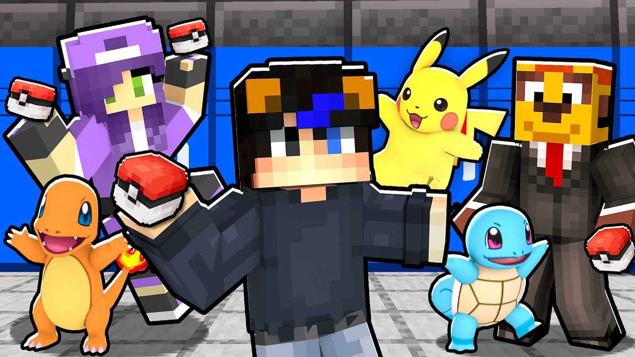 Vamos a la ESCUELA POKEMON en Minecraft!