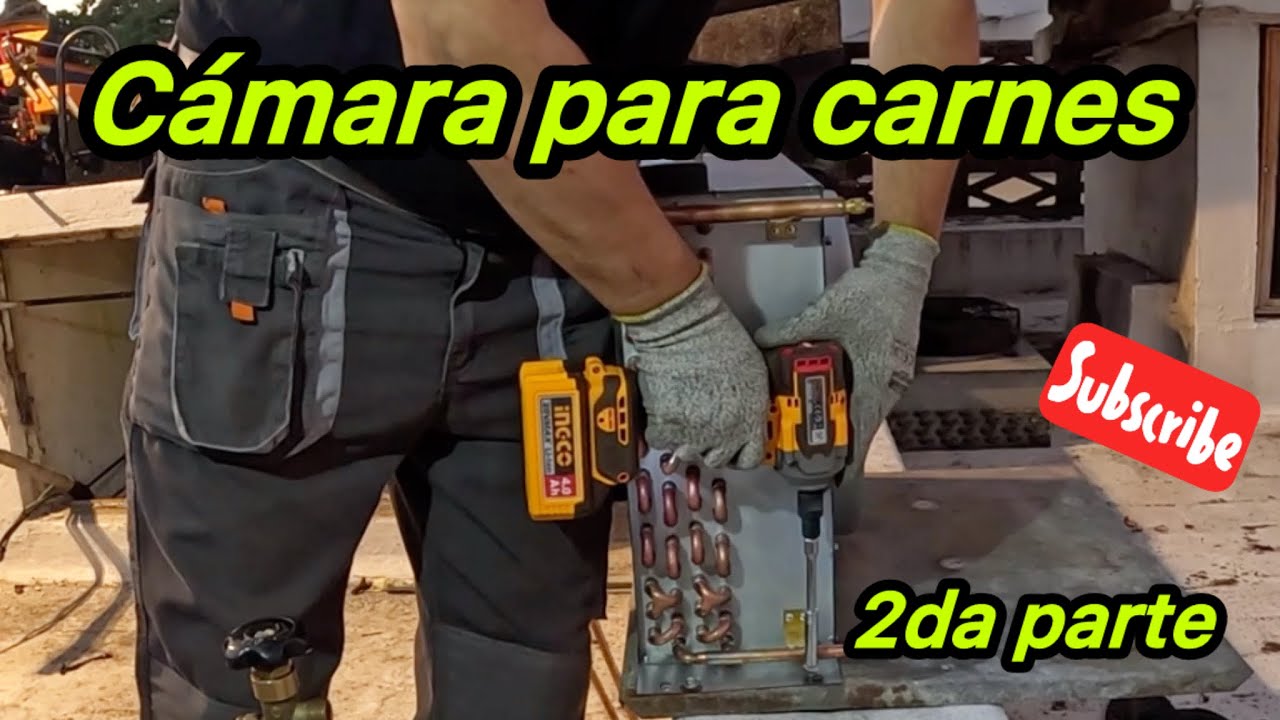 Refrigeración comercial, terminó con la camara para carnes vandalizada #ingco 