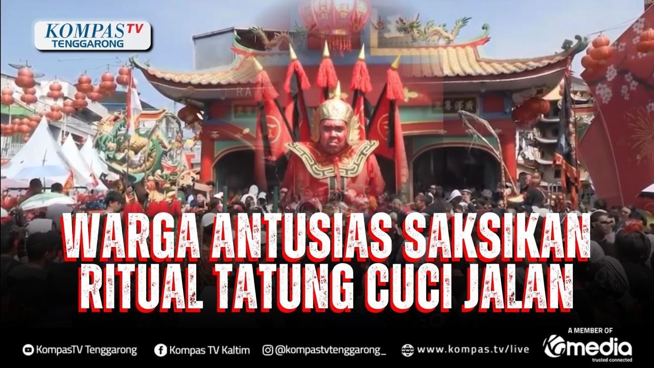 Ratusan Tatung Lakukan Ritual Cuci Jalan di Kota Singkawang