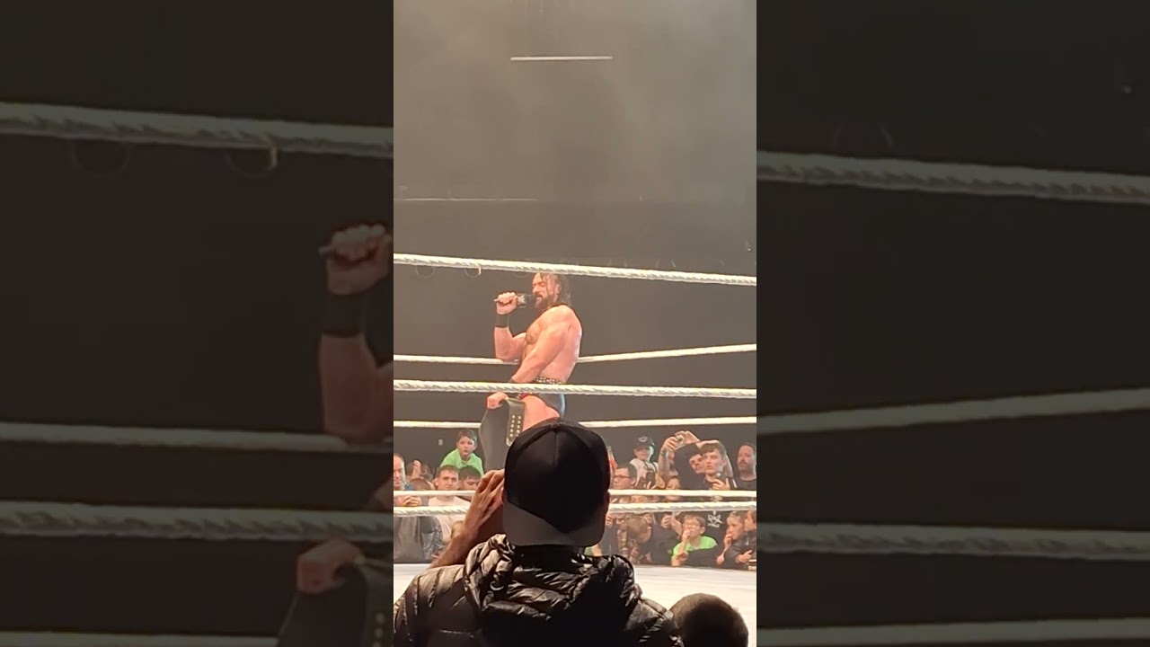 Drew McIntyre's first promo in Glasgow as WWE champion 