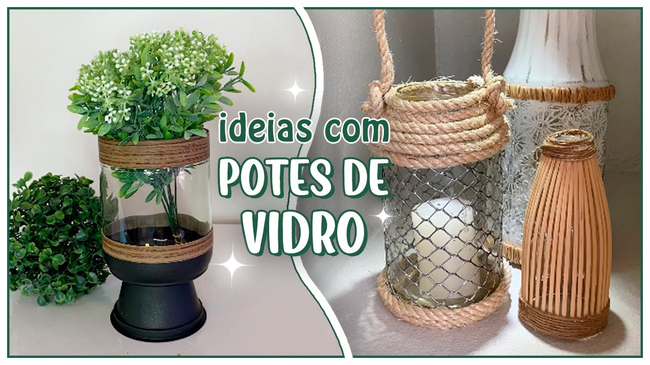 Idéias com Potes de Vidro