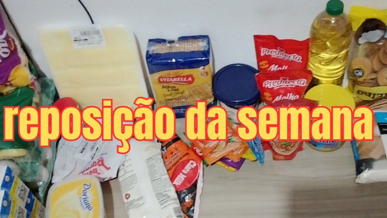 Compras do mês apenas pra semana 