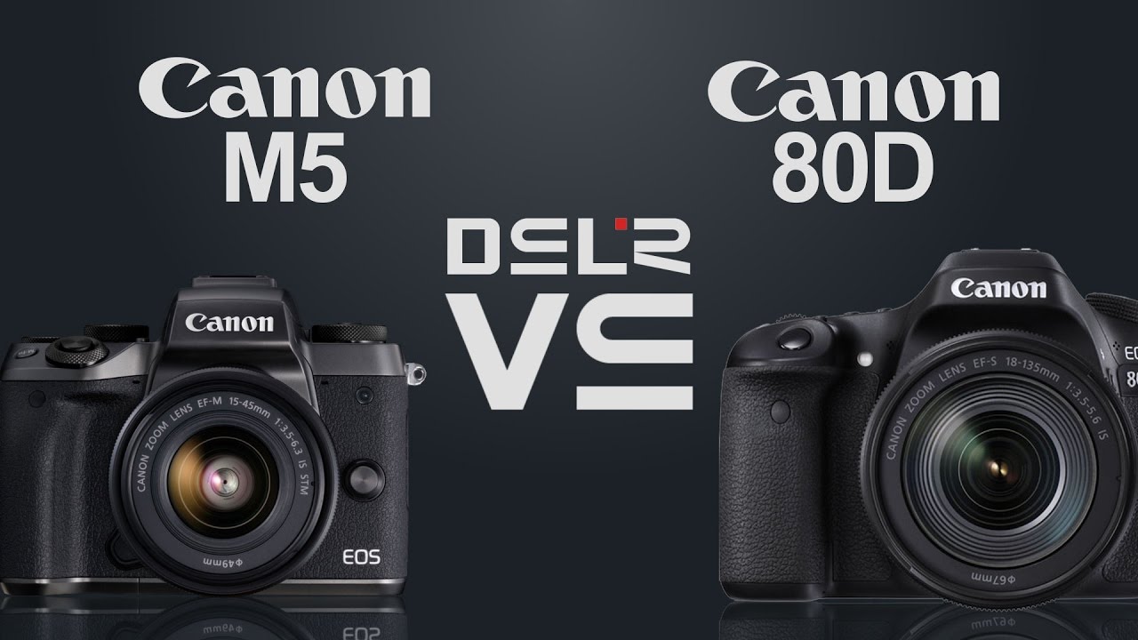 Canon EOS M5 vs Canon EOS 80D