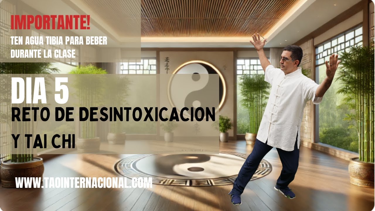 Dia 5 - Reto de Desintoxicacion y Tai Chi - Sana tus organos internos - masaje total 😀