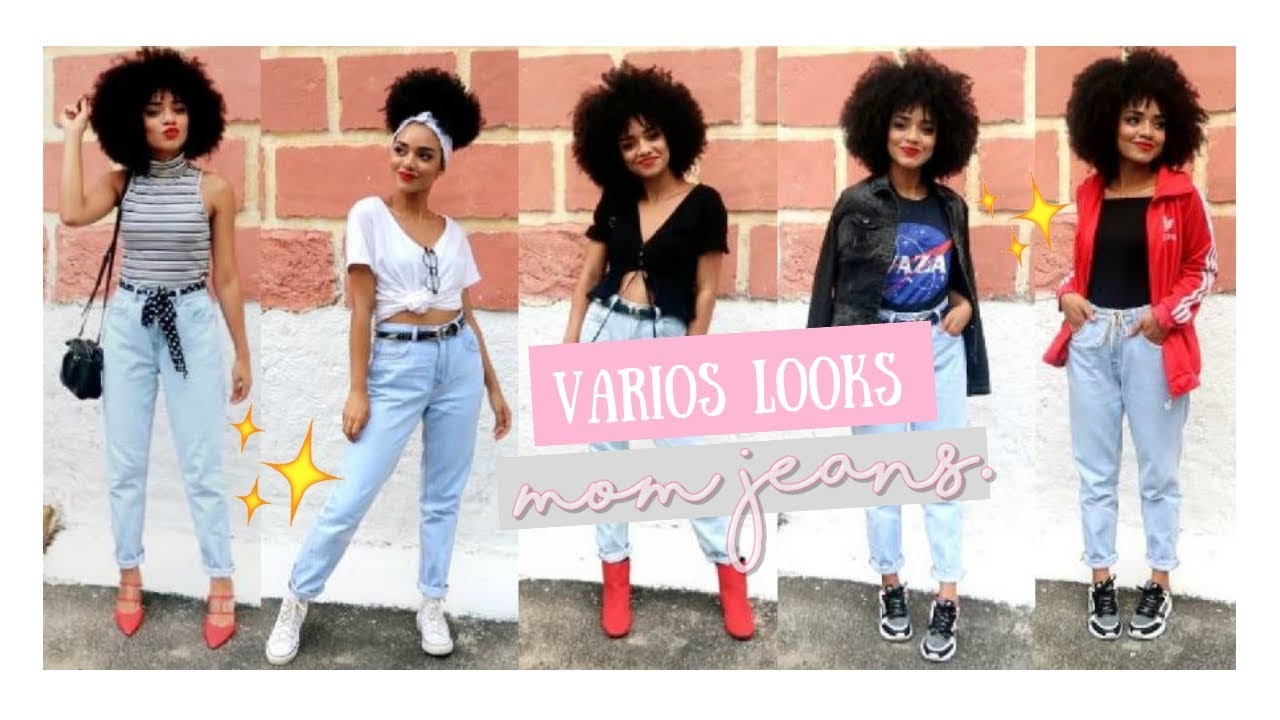 COMO USAR: Calça mom jeans! 5 looks com 1 calça ♥