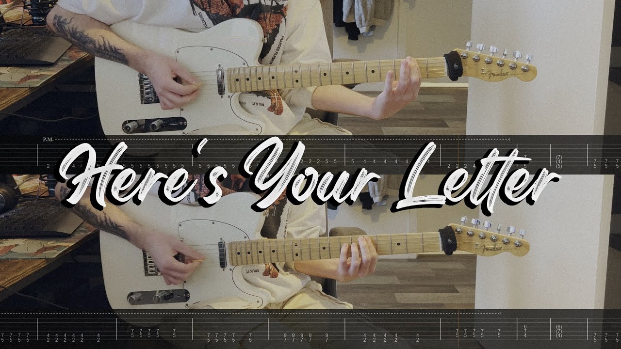 blink-182 - Here's Your Letter (Guitar Cover + Tabs)