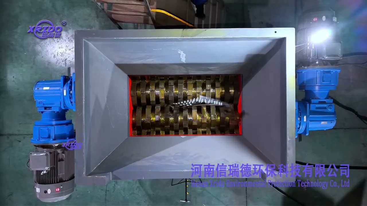 Scrap steel recycling plant, iron scrap shredder, scrap metal shredder 