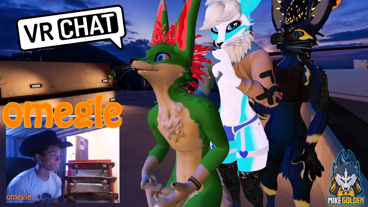 3 Furries One Omegle Webcam | VRChat Omegle Episode 30