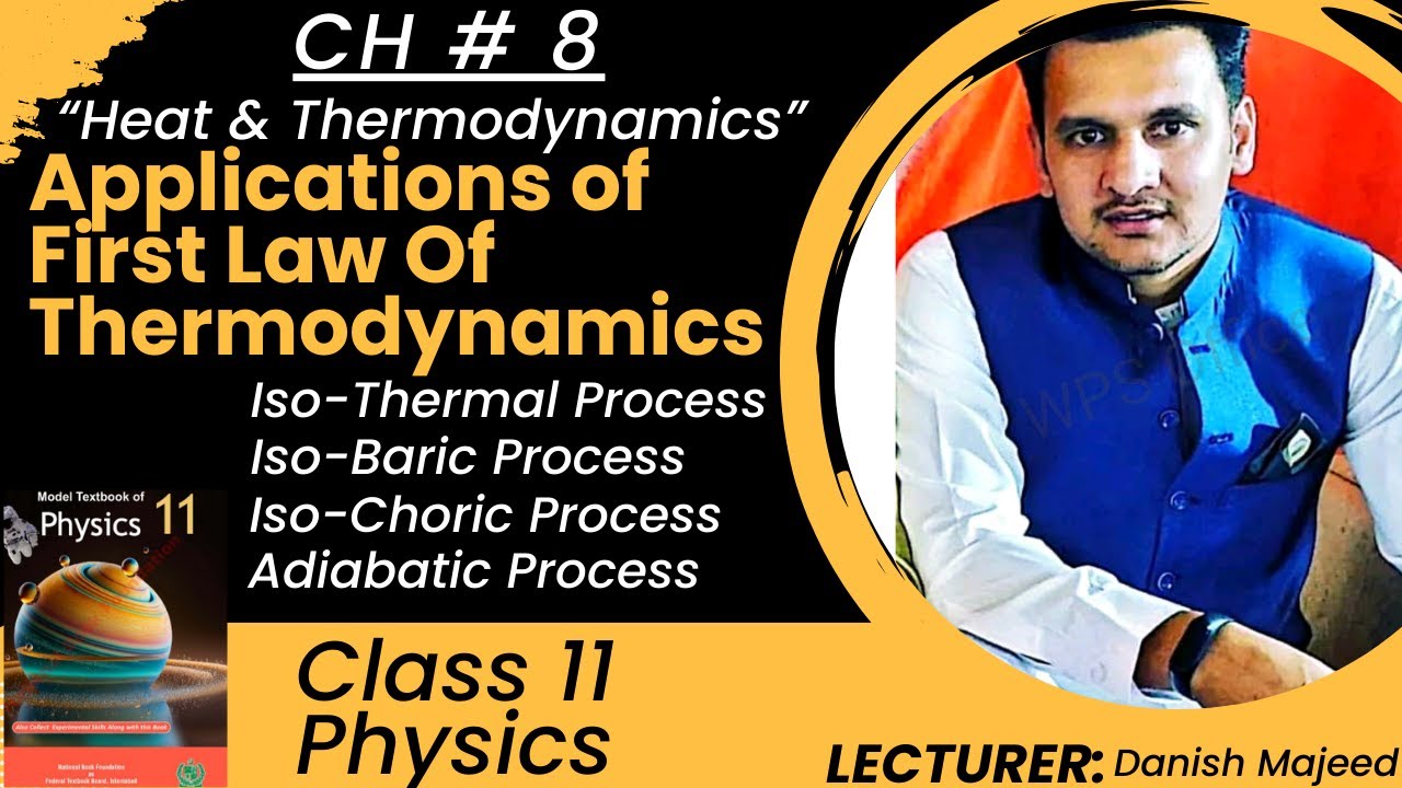 Applications Of First Law Of Thermodynamics Class 11 Fbise|Isothermal Isochoric Isobaric Adiabatic