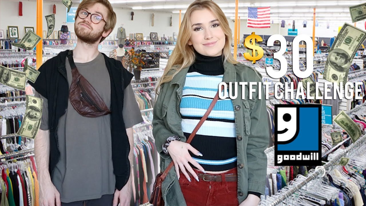 $30 THRIFT STORE OUTFIT CHALLENGE !!