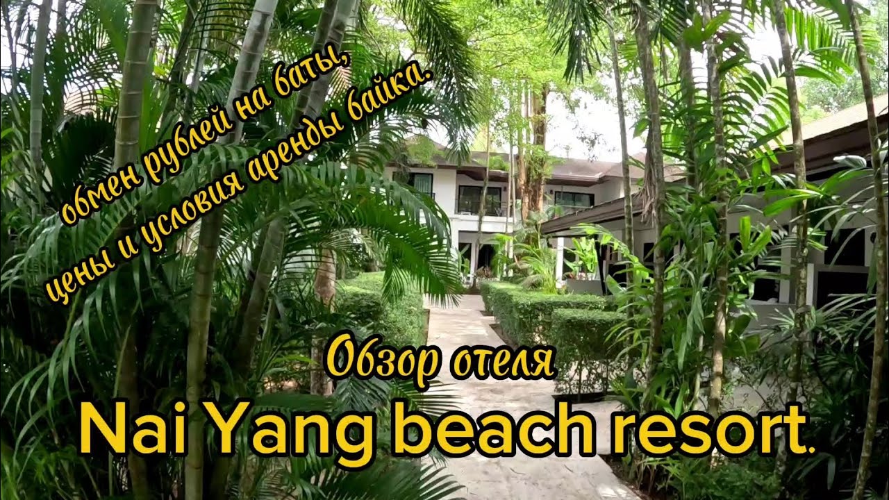 Тайланд, Пхукет, обзор отеля NaiYang beach resort, курс  рублей к бату, цены и условия аренды байка.