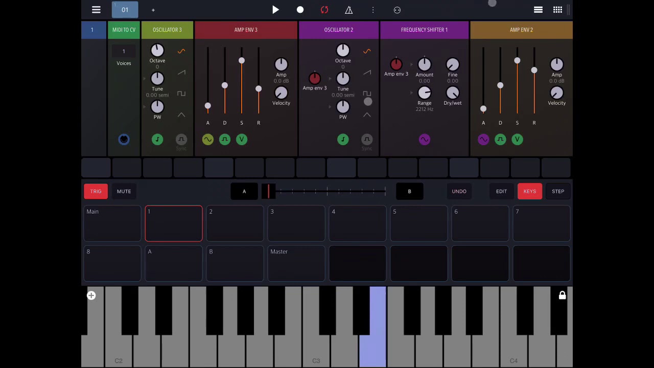 FM synthesis with the Frequency Shifter module