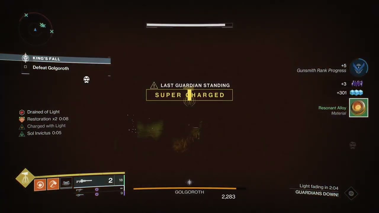 Golgoroth audio bug