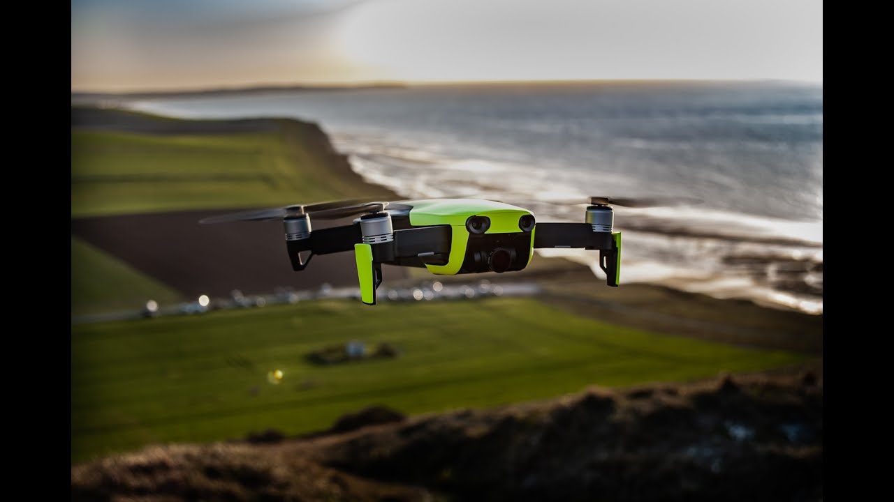 Cap blanc nez vue d’oiseau DJI Mavic air