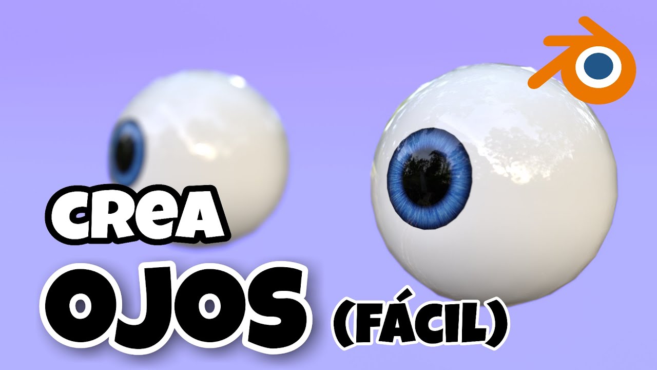 Como crear ojos en Blender