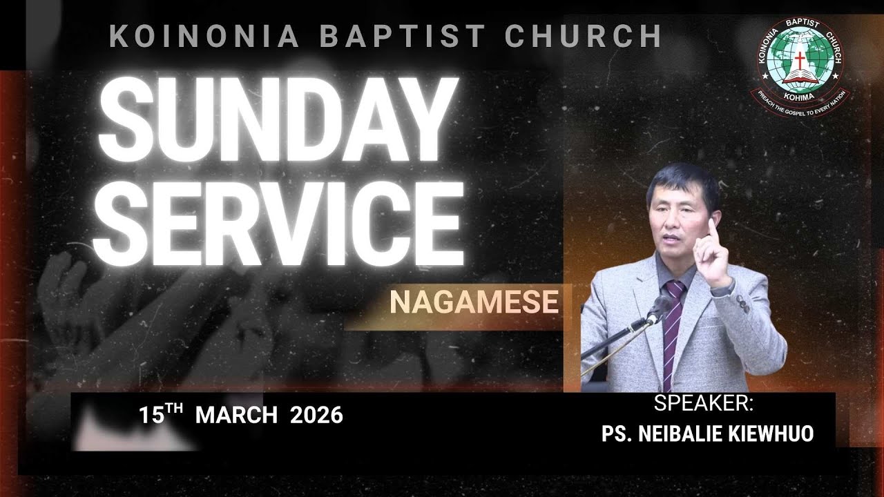 Sunday Nagamese Service|15/03/2026|